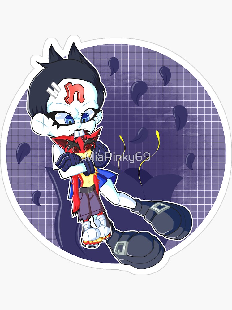 "Nina cortex" Sticker by MiaPinky69 Redbubble