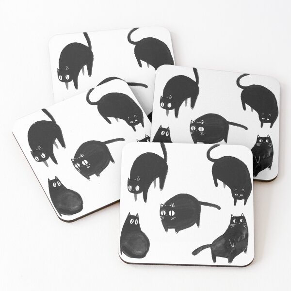 Item preview, Black cats designed and sold by ryillu.