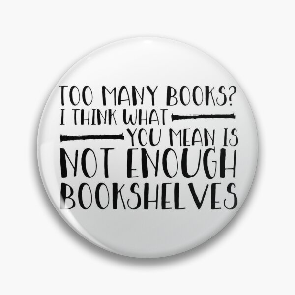 Item preview, Not Enough Bookshelves designed and sold by DoodleDashCollective.