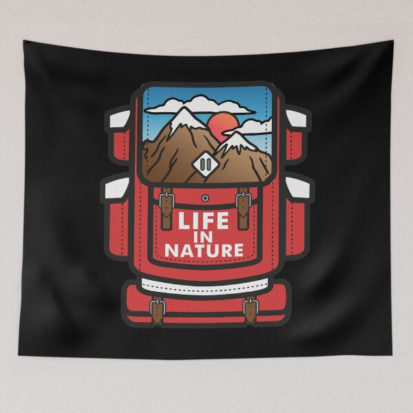 Item preview, Life In Outdoor Nature Camping Forest Explore Park designed and sold by Two Left Hands Design.