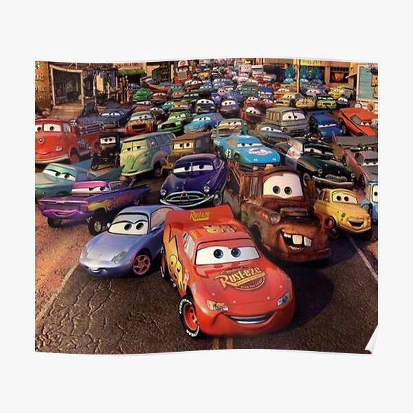 Disney Pixar Cars Posters Redbubble