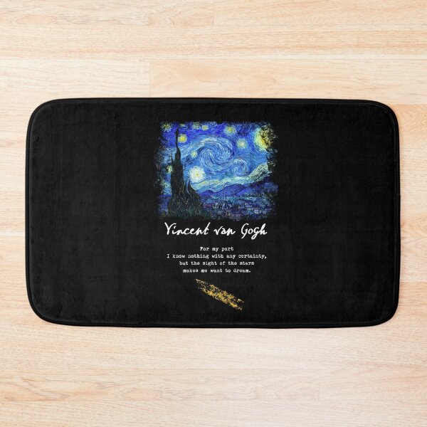 Item preview, Vincent Van Gogh "Starry Night", Poem / Quote, Signature. designed and sold by STYLESYNDIKAT.
