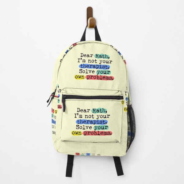 Item preview, Dear Math Problems Joke Colorful School College designed and sold by sharedipmemes.