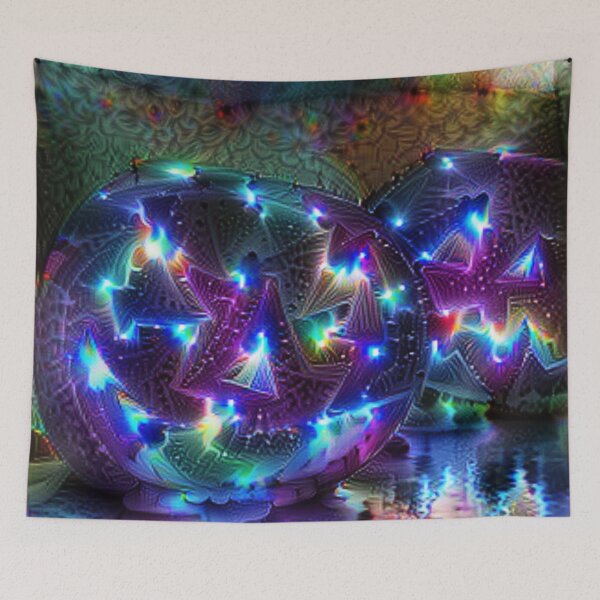Item preview, Two scary pumpkins in the cold weather! designed and sold by ARTificialDSGN2.