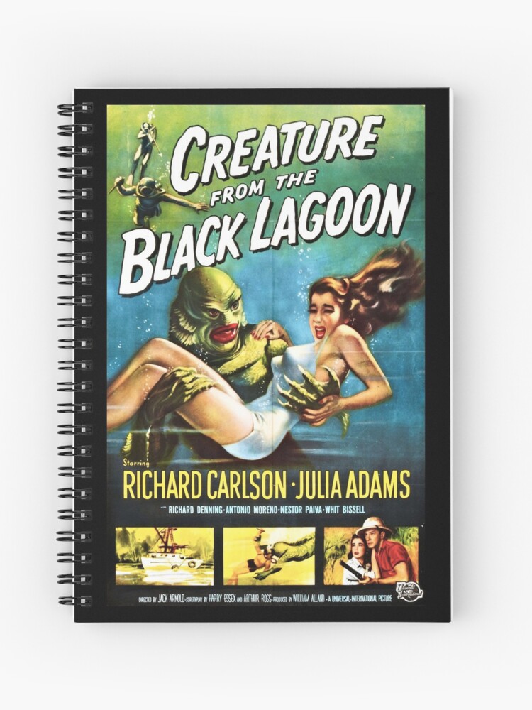 Creature From The Black Lagoon 1954 Jack Arnold Spiral Notebook By Horrorfreakshop Redbubble