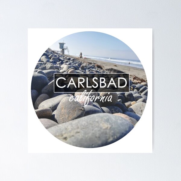 Item preview, Carlsbad City California Beach 2 designed and sold by citrusapple.
