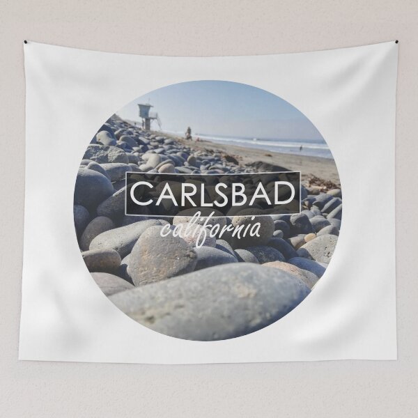 Item preview, Carlsbad City California Beach 2 designed and sold by citrusapple.