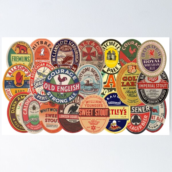 Item preview, Beers of Britain designed and sold by teeandsympathy.