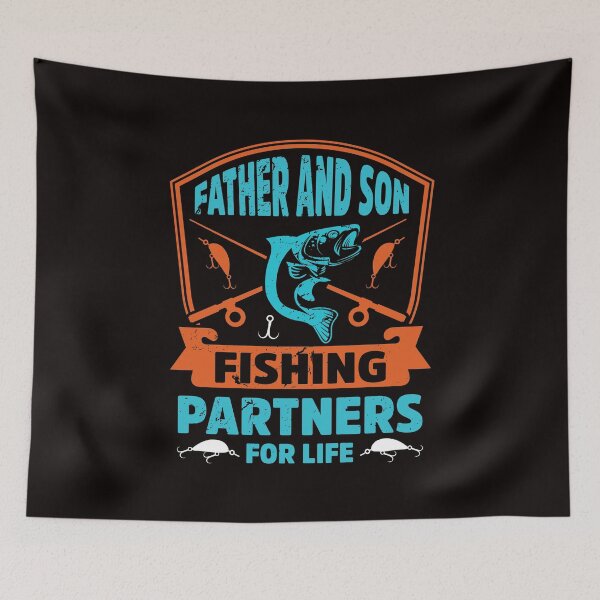 Item preview, Father and Son Fishing Partners for Life designed and sold by cutitoutsir.