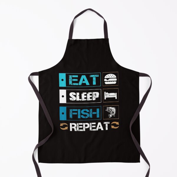 Item preview, Eat Sleep Fish Repeat designed and sold by cutitoutsir.