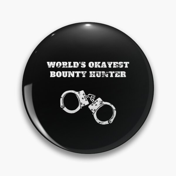 Item preview, World's okayest bounty hunter bail recovery Retro Vintage designed and sold by Jeangel97.