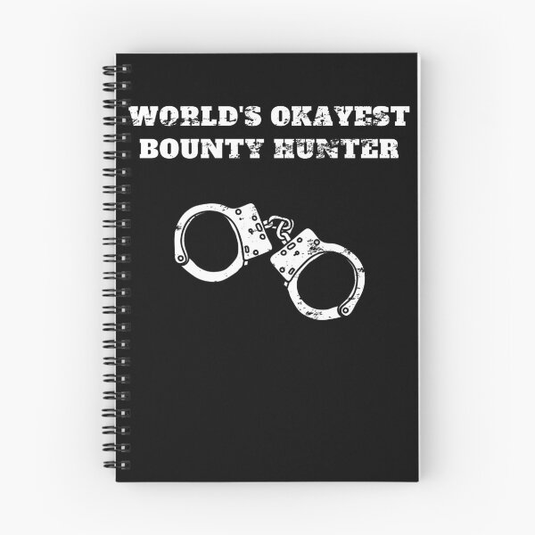 Item preview, World's okayest bounty hunter bail recovery Retro Vintage designed and sold by Jeangel97.
