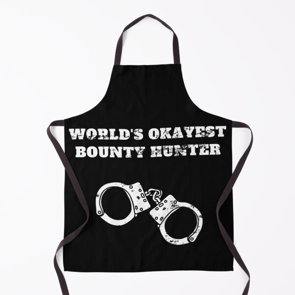 Item preview, World's okayest bounty hunter bail recovery Retro Vintage designed and sold by Jeangel97.