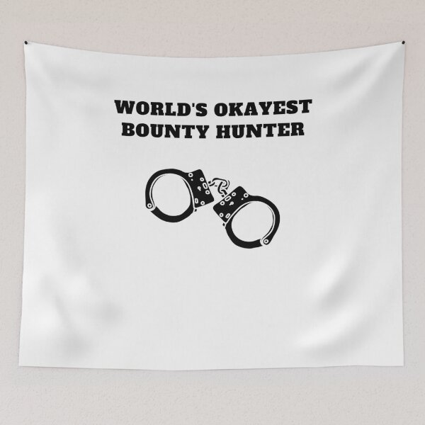 Item preview, World's okayest bounty hunter bail recovery designed and sold by Jeangel97.