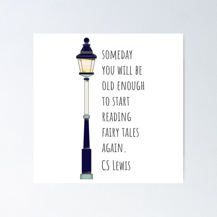 Old Enough for Fairy Tales // CS Lewis Sticker