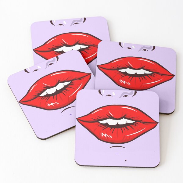 Item preview, Kiss Me Big Red Lips designed and sold by Peculiar Parents Club.