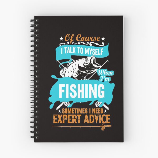 Item preview, of Course I Talk to Myself When I'm Fishing  designed and sold by cutitoutsir.