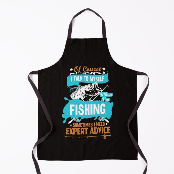 Item preview, of Course I Talk to Myself When I'm Fishing  designed and sold by cutitoutsir.