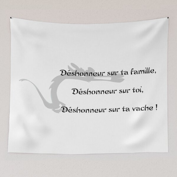 Item preview, Dragon quote dishonor 2 light gray designed and sold by Jess-Xs.
