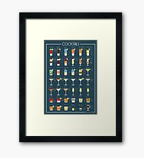 Cocktails Framed Print