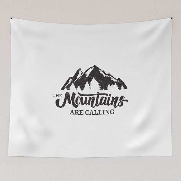 Item preview, The Mountains Are Calling designed and sold by CampBomb.