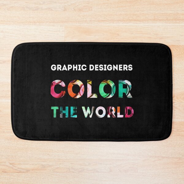 Item preview, Graphic Designers Color the World. Gift for Designers designed and sold by STYLESYNDIKAT.