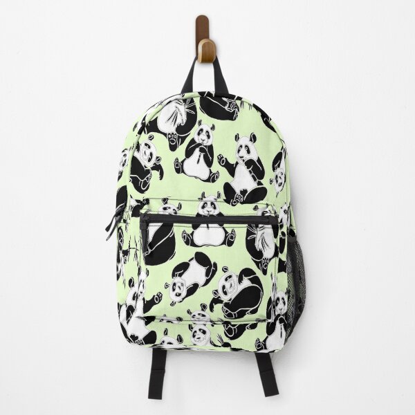 Item preview, Panda Playful  Bamboo Stick And Leaves Seamless Sublimation Pattern designed and sold by 108dragons.