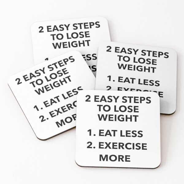 Item preview, How To Lose Weight in 2 Easy Steps designed and sold by CoolYule.