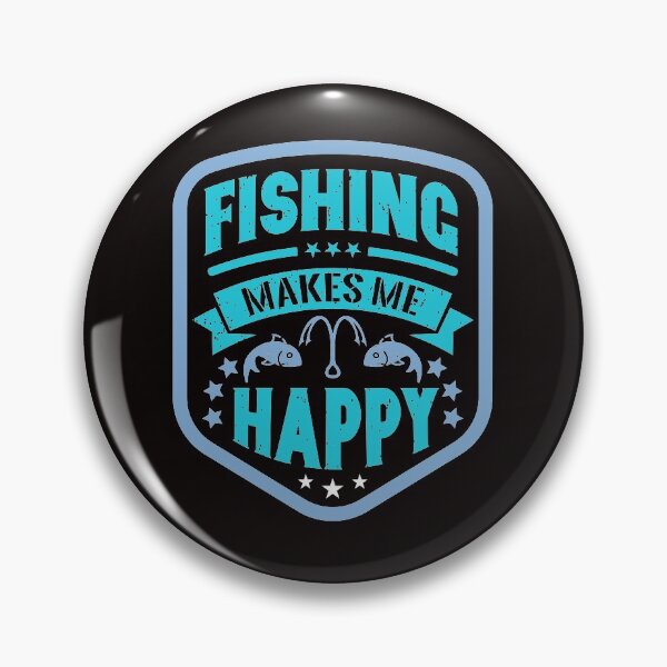 Item preview, Fishing Makes Me Happy designed and sold by cutitoutsir.