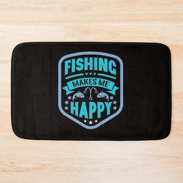 Item preview, Fishing Makes Me Happy designed and sold by cutitoutsir.