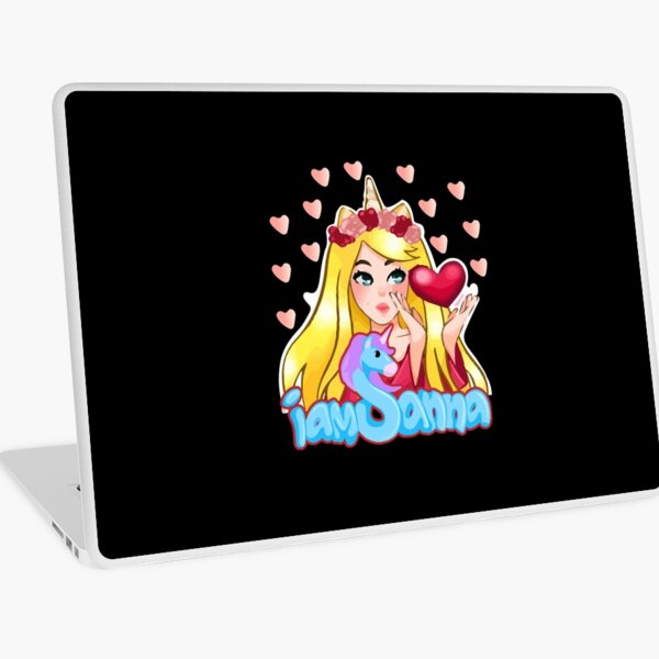 Iamsanna Laptop Skins Redbubble - iamsanna roblox jailbreak jelly