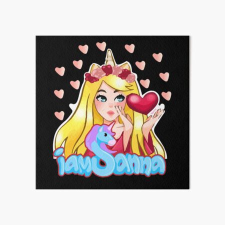 Iamsanna Art Board Prints Redbubble - unicorn cute iamsanna roblox avatar