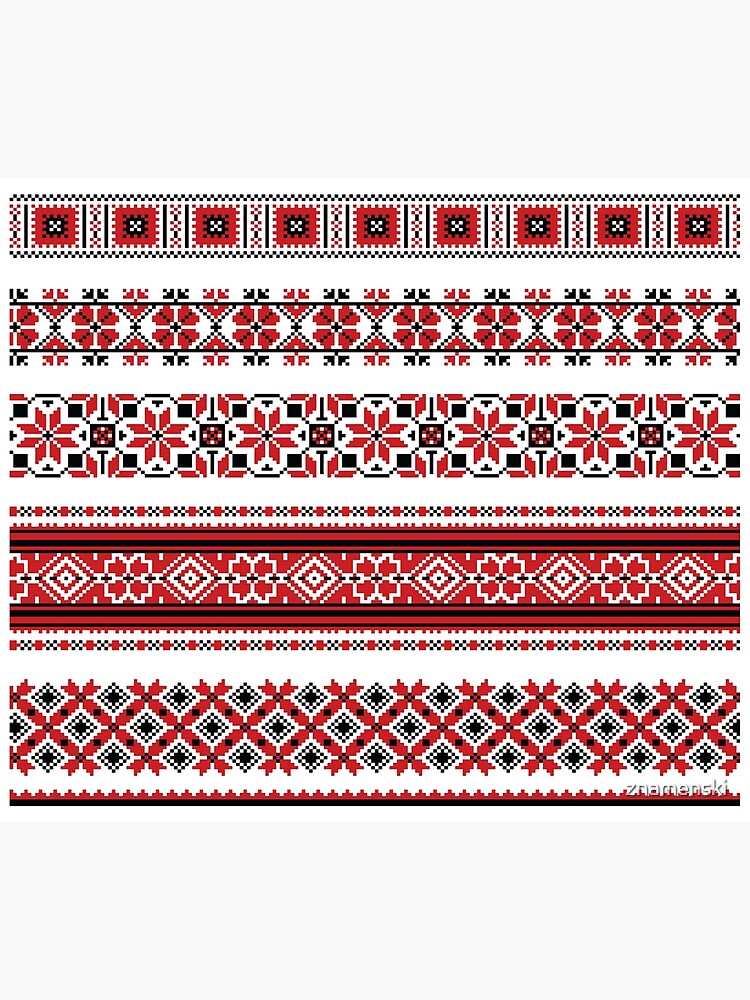 Ukrainian Embroidery Ornament by znamenski