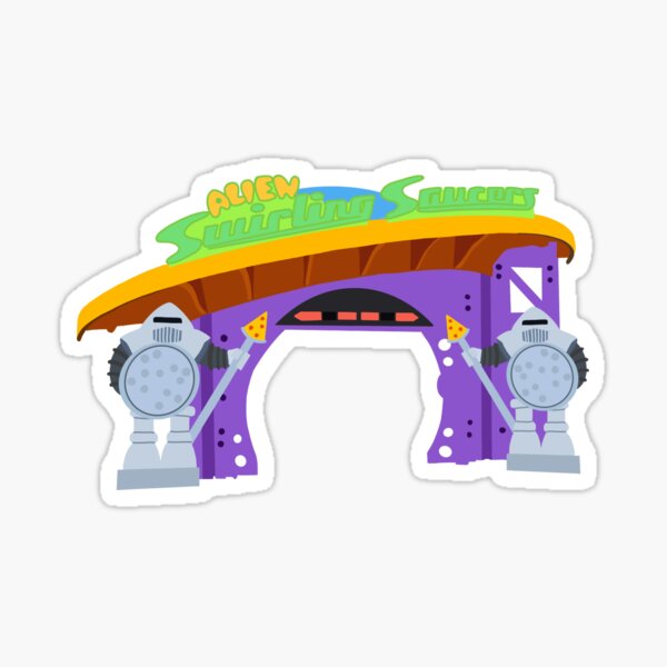 Item preview, Hollywood Studios Alien Swirling Saucers designed and sold by designsbynat3.