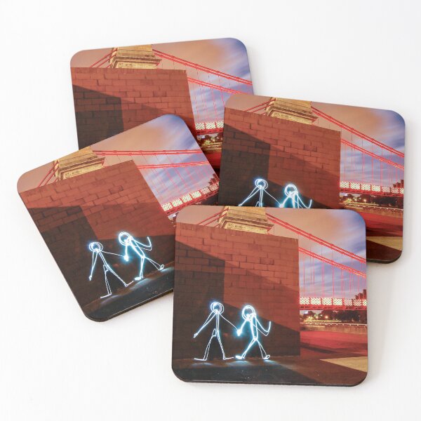 Lets Stick Together Coasters (Set of 4)