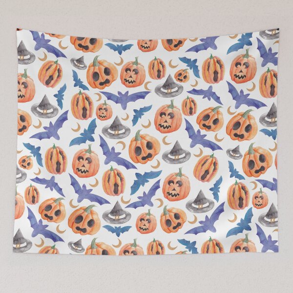 Item preview, Halloween Witchy Aesthetic Pattern // White designed and sold by Lets-Get-Spooky.
