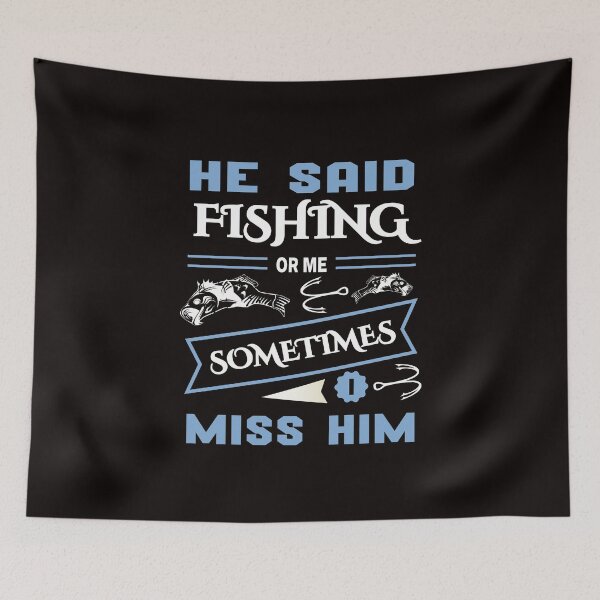 Item preview, She Said Fishing or me designed and sold by cutitoutsir.
