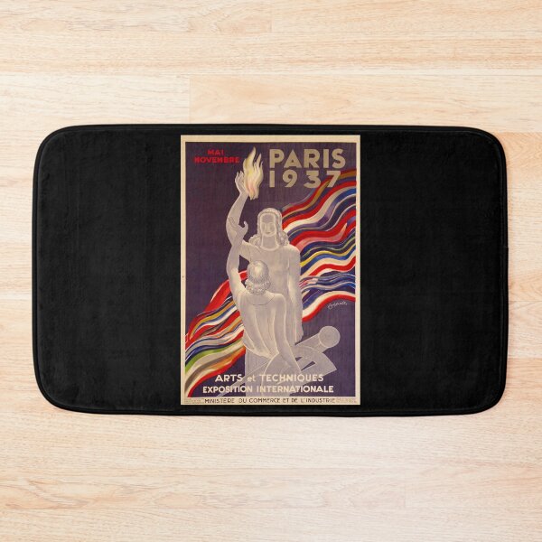 Item preview, Paris 1937 retro poster designed and sold by CorasPosters.