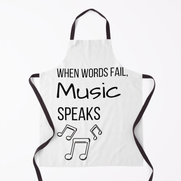 Item preview, When words fail, music speaks - Shakespeare designed and sold by MattRyanCreates.