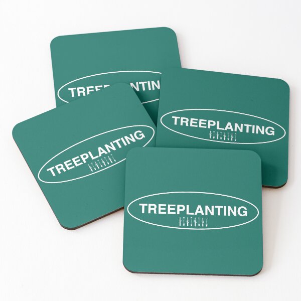 Item preview, Treeplanting - Spruce and Shovel Spade (white text) designed and sold by Johnston Creative.