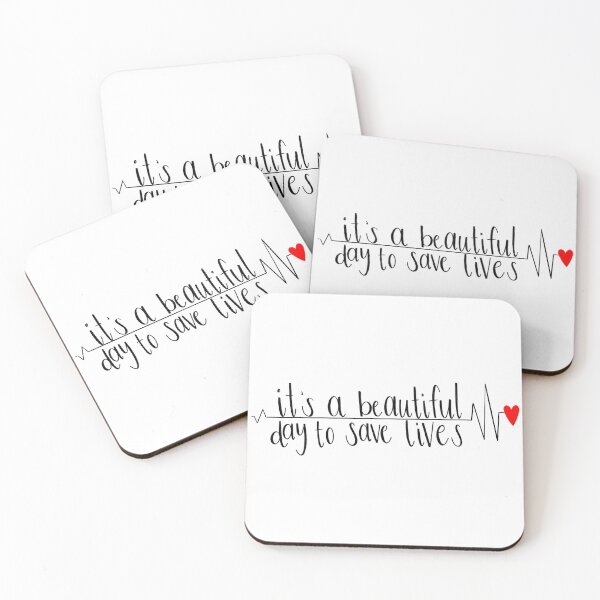 Item preview, It's A Beautiful Day to Save Lives designed and sold by jekel1hr.