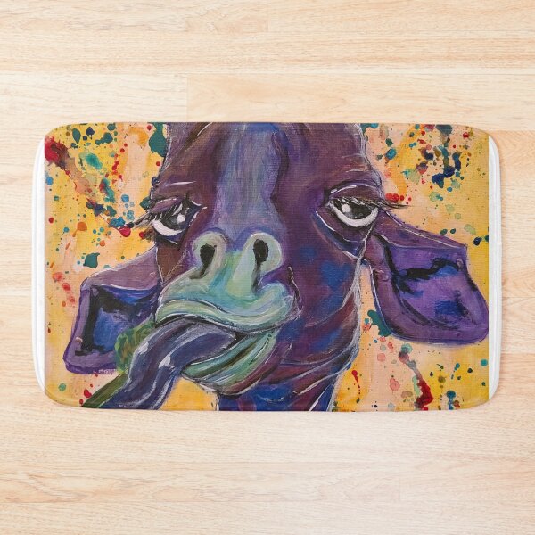Item preview, That Friendly Purple Giraffe  designed and sold by Treihova.