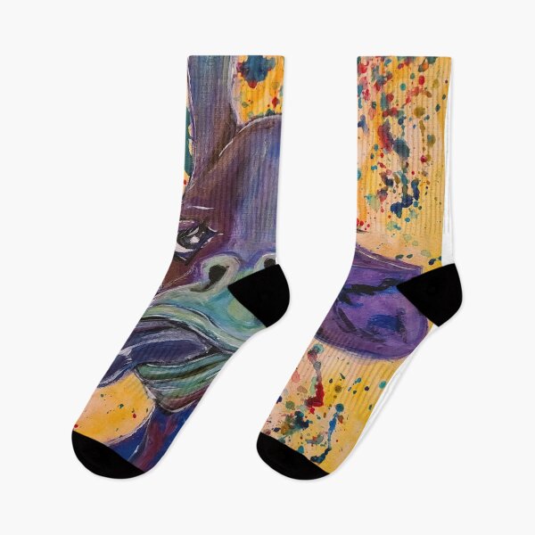 Item preview, That Friendly Purple Giraffe  designed and sold by Treihova.