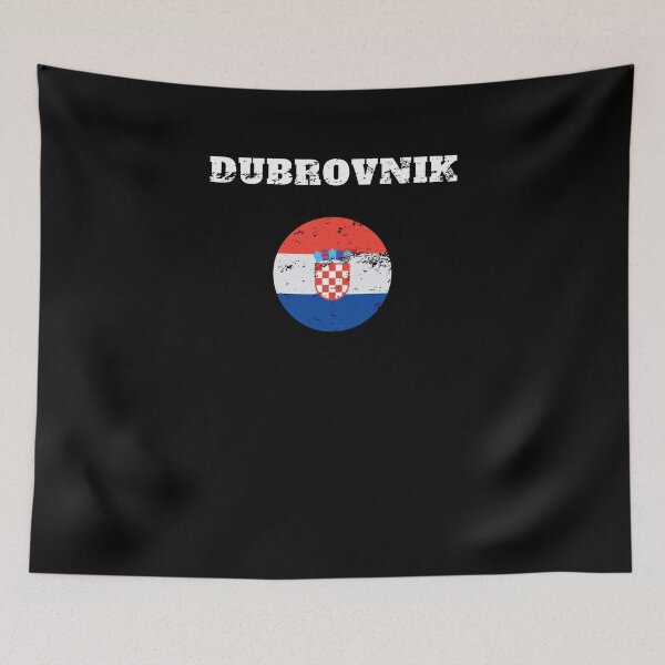 Item preview, Dubrovnik croatia pride flag Retro Vintage designed and sold by Jeangel97.