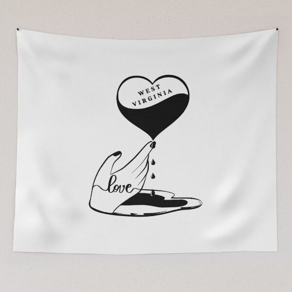 Item preview, West Virginia love heart sorrow designed and sold by umfhn.