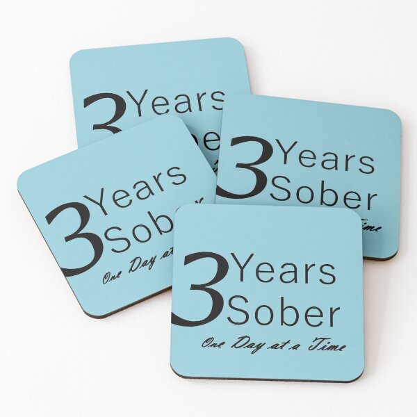 Item preview, Three Year Sobriety Anniversary Birthday; Design for the Sober Person Living One Day At a Time designed and sold by Zen  Goat.