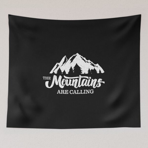 Item preview, The Mountains Are Calling designed and sold by CampBomb.