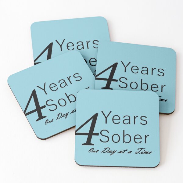 Item preview, Four Year Sobriety Anniversary Birthday; Design for the Sober Person Living One Day At a Time designed and sold by Zen  Goat.
