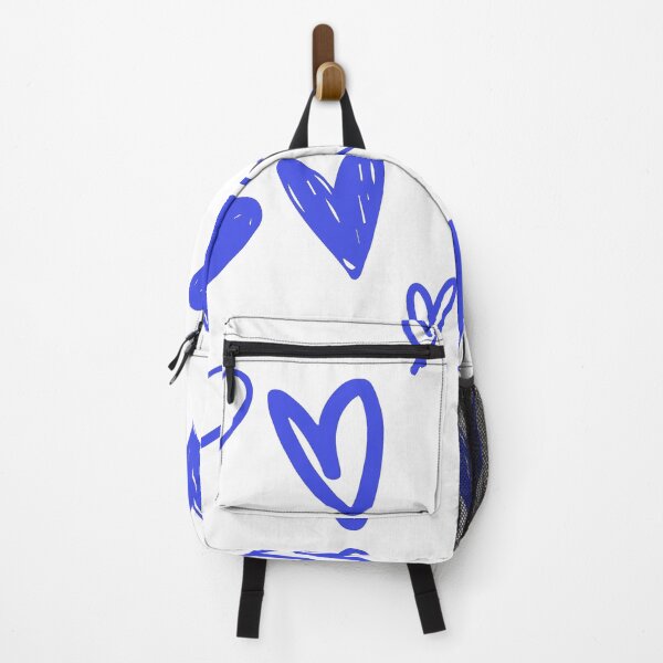 Item preview, Fun Blue Doodle Hearts design designed and sold by LadySaltwater.