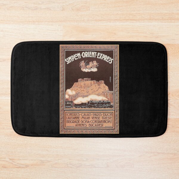 Item preview, Orient Express retro poster designed and sold by CorasPosters.